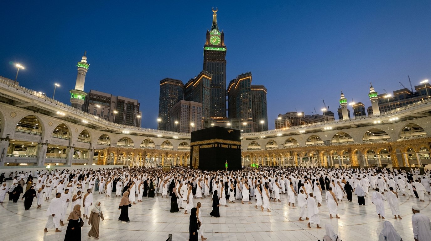 Kekhusyukan Ibadah Umroh di Depan Ka'bah Baitullah